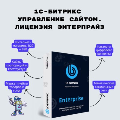 1С-Битрикс: Управление сайтом. Лицензия Энтерпрайз - купить в Загедане